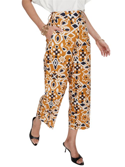 Pantaloni a 7/8 con stampa Grace & Mila | SS2613028FANT